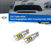 0 Luce Bagagliaio LED W5W Mini Countryman R60 2010 - 2016 W5W Tube W5W: Lampadine LED Tube 6000k (Coppia)