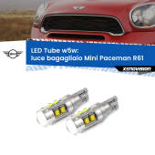 0 Luce Bagagliaio LED W5W Mini Paceman R61 2012 - 2016 W5W Tube W5W: Lampadine LED Tube 6000k (Coppia)