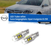 0 Luce Bagagliaio LED W5W Opel Insignia B Z18 2017 in poi W5W Tube W5W: Lampadine LED Tube 6000k (Coppia)