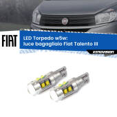 0 Luce Bagagliaio LED W5W Fiat Talento III 2016 - 2020 W5W Tube W5W: Lampadine LED Tube 6000k (Coppia)