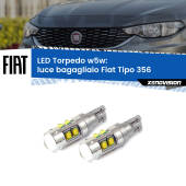 0 Luce Bagagliaio LED W5W Fiat Tipo 356 2015 in poi W5W Tube W5W: Lampadine LED Tube 6000k (Coppia)