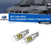 0 Luce Bagagliaio LED W5W Subaru Impreza Mk3 2007 - 2010 W5W Tube W5W: Lampadine LED Tube 6000k (Coppia)