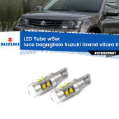 0 Luce Bagagliaio LED W5W Suzuki Grand vitara II JT, TE, TD 2005 - 2015 W5W Tube W5W: Lampadine LED Tube 6000k (Coppia)