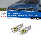 0 Luce Bagagliaio LED W5W Toyota Auris E180 2012 - 2018 W5W Tube W5W: Lampadine LED Tube 6000k (Coppia)