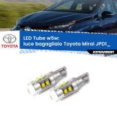 0 Luce Bagagliaio LED W5W Toyota Mirai JPD1_ 2014 in poi W5W Tube W5W: Lampadine LED Tube 6000k (Coppia)