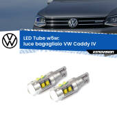0 Luce Bagagliaio LED W5W VW Caddy IV 2015 - 2017 W5W Tube W5W: Lampadine LED Tube 6000k (Coppia)