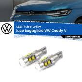 0 Luce Bagagliaio LED W5W VW Caddy V 2021 in poi W5W Tube W5W: Lampadine LED Tube 6000k (Coppia)