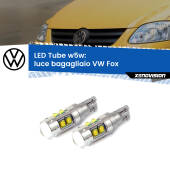 0 Luce Bagagliaio LED W5W VW Fox 2003 - 2014 W5W Tube W5W: Lampadine LED Tube 6000k (Coppia)
