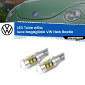 0 Luce Bagagliaio LED W5W VW New Beetle  1998 - 2010 W5W Tube W5W: Lampadine LED Tube 6000k (Coppia)