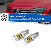 0 Luce Bagagliaio LED W5W VW Polo AW, BZ 2017 in poi W5W Tube W5W: Lampadine LED Tube 6000k (Coppia)