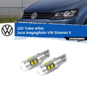 0 Luce Bagagliaio LED W5W VW Sharan II nel baule W5W Tube W5W: Lampadine LED Tube 6000k (Coppia)