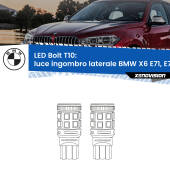 0 Luce ingombro laterale LED BMW X6 E71, E72 2008 - 2014: T10 Bolt T10: LED Frecce Bolt Arancio (Coppia)