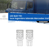 0 Luce ingombro laterale LED Mercedes Vario  1996 - 2013: T10 Bolt T10: LED Frecce Bolt Arancio (Coppia)