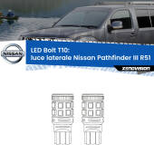 0 Luce laterale LED Nissan Pathfinder III R51 2005 - 2011: T10 Bolt T10: LED Frecce Bolt Arancio (Coppia)