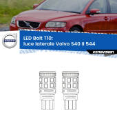 0 Luce laterale LED Volvo S40 II 544 2004 - 2012: T10 Bolt T10: LED Frecce Bolt Arancio (Coppia)