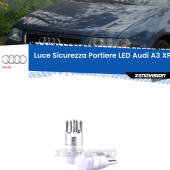 0 Luce Sicurezza Portiere LED Audi A3 8L | XPRO Ruby LED Rossi (Coppia) T10 (W5W) XPRO Ruby LED - LED Luce Rossa per Stop e Interni (coppia)