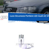 0 Luce Sicurezza Portiere LED Audi A3 8P | XPRO Ruby LED Rossi (Coppia) T10 (W5W) XPRO Ruby LED - LED Luce Rossa per Stop e Interni (coppia)