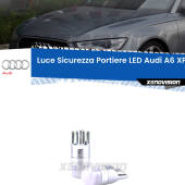 0 Luce Sicurezza Portiere LED Audi A6 C7 | XPRO Ruby LED Rossi (Coppia) T10 (W5W) XPRO Ruby LED - LED Luce Rossa per Stop e Interni (coppia)