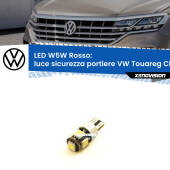 0 Luce Sicurezza Portiere LED W5W per VW Touareg CR 2018 in poi W5W: Lampadina LED canbus rossa