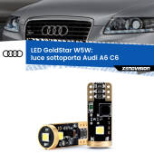 0 Luce Sottoporta LED Audi A6 C6 2004 - 2011: T10 GoldStar T10 (W5W) Goldstar Coppia LED Canbus Next Gen