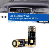 0 Luce Sottoporta LED Audi A8 D3 2002 - 2009: T10 GoldStar T10 (W5W) Goldstar Coppia LED Canbus Next Gen