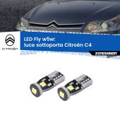 0 Luce Sottoporta LED Citroën C4 2004 - 2011: W5W Fly W5W: Lampadine LED Fly 6000k (Coppia)