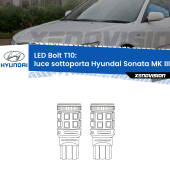 0 Luce Sottoporta LED Hyundai Sonata MK III EF 1998 - 2004: T10 Bolt T10: LED Bolt 6000k (Coppia)