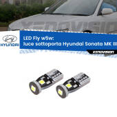 0 Luce Sottoporta LED Hyundai Sonata MK III EF 1998 - 2004: W5W Fly W5W: Lampadine LED Fly 6000k (Coppia)