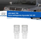 0 Luce Sottoporta LED Hyundai XG XG 1998 - 2005: T10 Bolt T10: LED Bolt 6000k (Coppia)