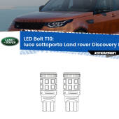 0 Luce Sottoporta LED Land rover Discovery IV L319 2009 - 2015: T10 Bolt T10: LED Bolt 6000k (Coppia)