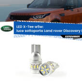 0 Luce Sottoporta LED per Land rover Discovery IV L319 2009 - 2015: W5W X-Tee W5W (T10) LED X-Tee (Coppia)