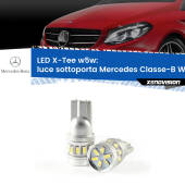0 Luce Sottoporta LED per Mercedes Classe-B W246, W242 2011 - 2018: W5W X-Tee W5W (T10) LED X-Tee (Coppia)
