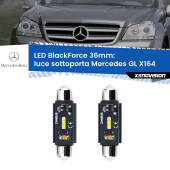 0 Luce Sottoporta LED per Mercedes GL X164 2006 - 2012: C5W BlackForce 36mm (Coppia) C5W 36mm: LED Blackforce 6000k (Coppia)