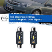 0 Luce Sottoporta LED per Opel Signum  2003 - 2008: C5W BlackForce 36mm (Coppia) C5W 36mm: LED Blackforce 6000k (Coppia)