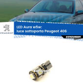 0 Luce Sottoporta LED per Peugeot 406 1995 - 2004: Aura w5w W5W: lampadina LED Aura 6000k
