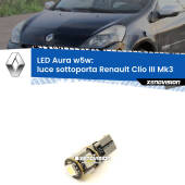0 Luce Sottoporta LED per Renault Clio III  2005 - 2011: Aura w5w W5W: lampadina LED Aura 6000k