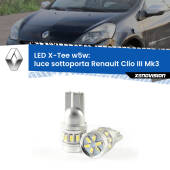 0 Luce Sottoporta LED per Renault Clio III  2005 - 2011: W5W X-Tee W5W (T10) LED X-Tee (Coppia)