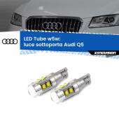 0 Luce Sottoporta LED W5W Audi Q5 2008 - 2017 W5W Tube W5W: Lampadine LED Tube 6000k (Coppia)
