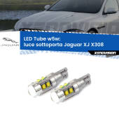 0 Luce Sottoporta LED W5W Jaguar XJ X308 1997 - 2003 W5W Tube W5W: Lampadine LED Tube 6000k (Coppia)