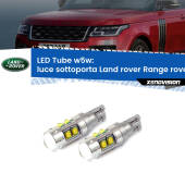 0 Luce Sottoporta LED W5W Land rover Range rover III L322 2002 - 2012 W5W Tube W5W: Lampadine LED Tube 6000k (Coppia)