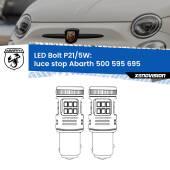 0 Luce Stop LED Abarth 500 595 695 2015 - 2022: P21/5W Bolt P21/5W: LED Bolt Rossi (Coppia)