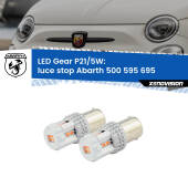 0 Luce Stop LED Abarth 500 595 695 2015 - 2022: P21/5W Gear P21/5W: Lampadine LED Rosse Gear
