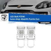 0 Luce Stop LED Abarth Punto Evo 2010 - 2014: P21W Bolt P21W: LED Bolt Rossi (Coppia)