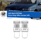 0 Luce Stop LED Alfa romeo 145  1994 - 2001: P21/5W Bolt P21/5W: LED Bolt Rossi (Coppia)