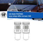 0 Luce Stop LED Alfa romeo 146 1994 - 2001: P21/5W Bolt P21/5W: LED Bolt Rossi (Coppia)