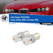 0 Luce Stop LED Alfa romeo 159  2005 - 2012: P21/5W Gear P21/5W: Lampadine LED Rosse Gear