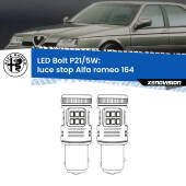 0 Luce Stop LED Alfa romeo 164  1992 - 1998: P21/5W Bolt P21/5W: LED Bolt Rossi (Coppia)