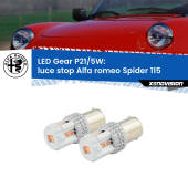 0 Luce Stop LED Alfa romeo Spider 115 1971 - 1993: P21/5W Gear P21/5W: Lampadine LED Rosse Gear