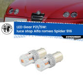 0 Luce Stop LED Alfa romeo Spider 916 1995 - 2005: P21/5W Gear P21/5W: Lampadine LED Rosse Gear
