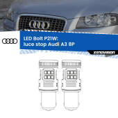 0 Luce Stop LED Audi A3 8P 2003 - 2008: P21W Bolt P21W: LED Bolt Rossi (Coppia)